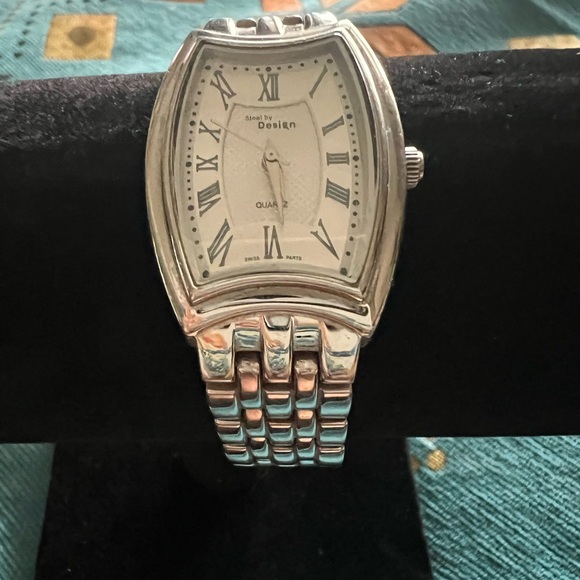 QVC Accessories - QVC Steel by Design Women's Watch with Roman Numerals Classic Styling